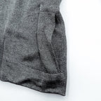 EMPORIO ARMANI Silky Knit Tailored Jacket M Grey Made in Italy