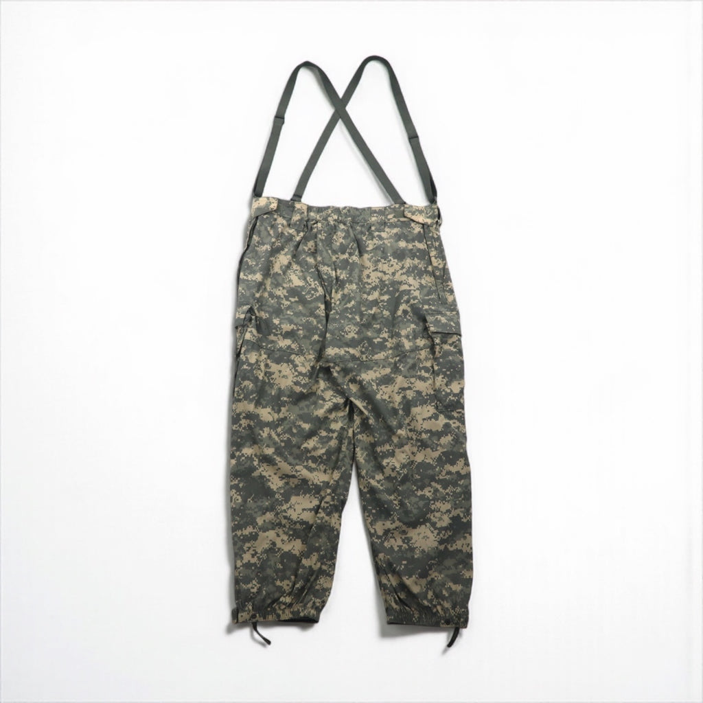 US ARMY ECWCS GEN3 LEVEL5 ソフトシェル カーゴパンツ XL ナイロン 防水 サスペンダー付 ドローコード 8415-01-538-6875 デジタルカモ