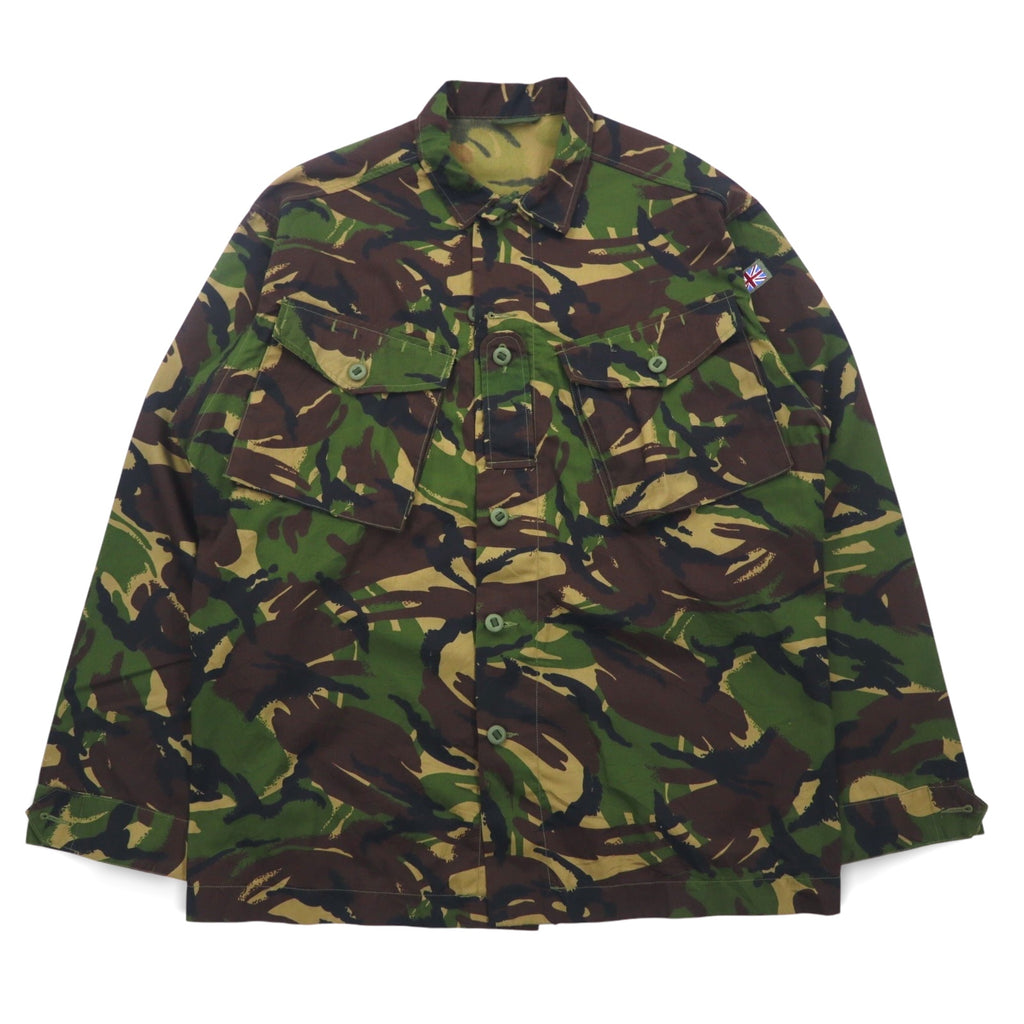 BRITISH ARMY イギリス軍 コンバットジャケット XXL カーキ カモフラ ウッドランド ミリタリー Lightweight Jacket, Woodland DP 8415-99-503-8779