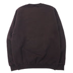 LOGO 7 USA製 90年代 プリント スウェット M ブラウン コットン 裏起毛 CAPE COD