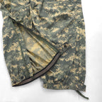 US ARMY ECWCS GEN3 LEVEL5 ソフトシェル カーゴパンツ XL ナイロン 防水 サスペンダー付 ドローコード 8415-01-538-6875 デジタルカモ