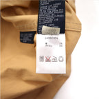 TOMMY HILFIGER 00s Overcoat L Beige Nylon Waterproof Double Zip Drawstring Detachable Hood
