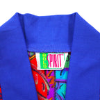 90s Vintage Sport Jacket BOLD SPIRIT 90年代 ナイロンジャケット ジップアップブルゾン M パープル 総柄
