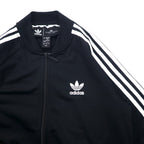 adidas originals × HER STUDIO LONDON ATP-style track jacket jersey L black polyester floral graphics double zip trefoil logo 3 stripes GC6849