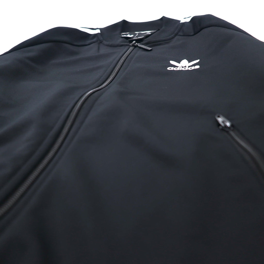 adidas originals × HER STUDIO LONDON ATP-style track jacket jersey L black polyester floral graphics double zip trefoil logo 3 stripes GC6849