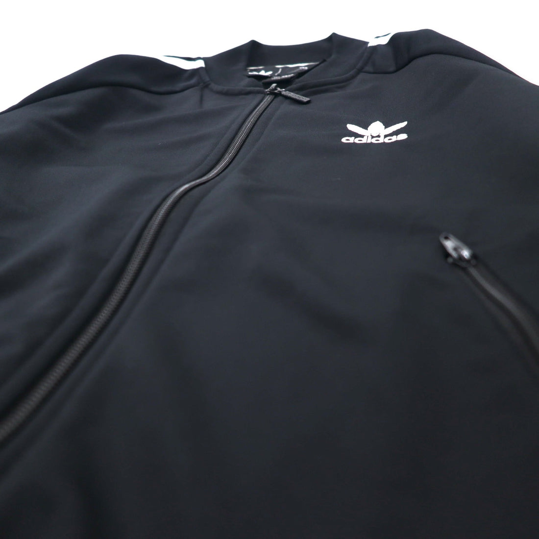 adidas originals × HER STUDIO LONDON ATP-style track jacket jersey L black polyester floral graphics double zip trefoil logo 3 stripes GC6849