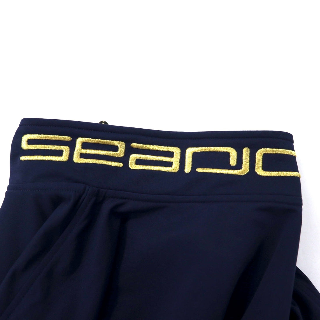 Sean John 00s Track Jacket Jersey XXL Navy Polyester Logo Embroidery Big Size