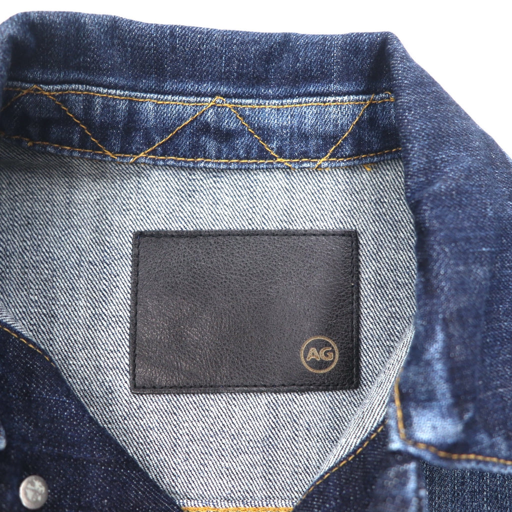 AG (ADRIANO GOLDSCHMIED) Denim jacket G-jacket S Indigo Blue Cotton