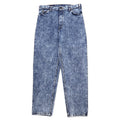 日本然リトテ-古着オンライン-Levi's USA製 80年代 オレンジタブ ケミカルウォッシュ テーパード デニムパンツ 36 ブルー コットン ジッパーフライ 40550-0209-Levi's USA Made 80's Orange Tab Chemical Wash Tapered Denim Pants 36 Blue Cotton Zipper Fly 40550-0209