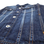 AG (ADRIANO GOLDSCHMIED) Denim jacket G-jacket S Indigo Blue Cotton