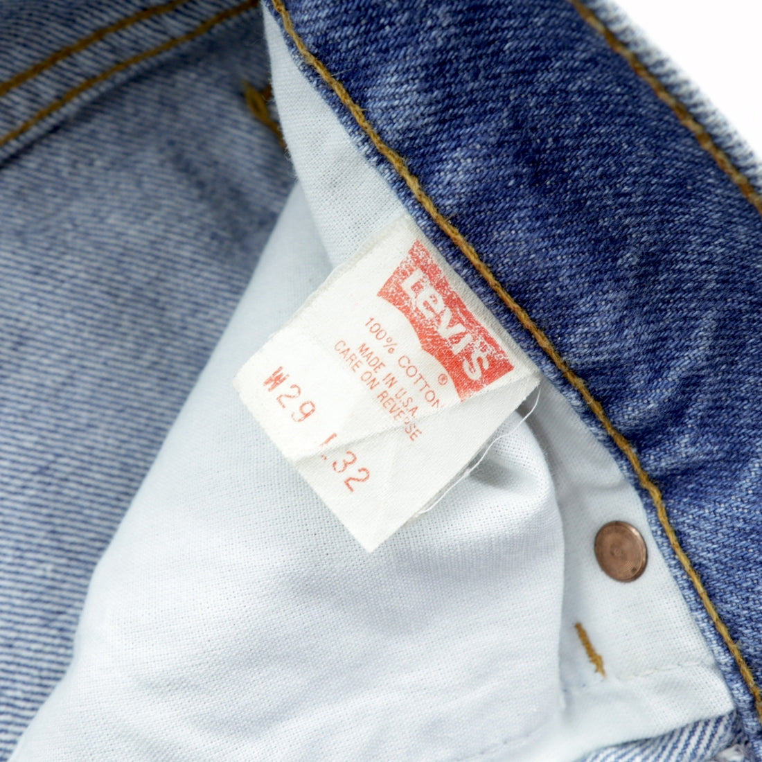 Levi's 90年代 USA製 610 テーパード デニムパンツ ジーンズ S インディゴ 610-0217 ボタン裏525