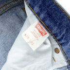Levi's 90年代 USA製 610 テーパード デニムパンツ ジーンズ S インディゴ 610-0217 ボタン裏525