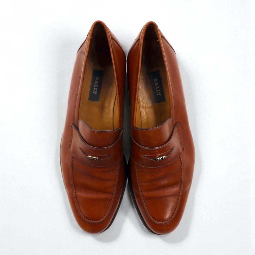 BALLY イタリア製 ペニー コイン ローファー ドレスシューズ 27.5cm モカシン TIZZO