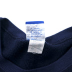Champion USA made 80s college print sweatshirt L navy cotton NCAA football KANSAS arch logo embroidered tag
