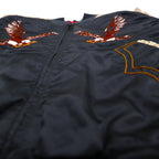 Levi's 2000s Sukajan Souvenir Jacket, Size M, Black, California Embroidery, 70906-34