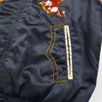 Levi's 2000s Sukajan Souvenir Jacket, Size M, Black, California Embroidery, 70906-34