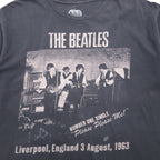 THE BEATLES ビートルズ ロック バンド Tシャツ L グレー コットン PLEASE PLEASE ME メキシコ製