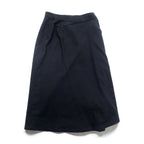 GUCCI 80s Made in Italy Vintage Wrap Skirt FREE Black Wool Old Gucci