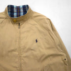 Polo Ralph Lauren 90年代 リバーシブル スウィングトップ ハリントンジャケット XL チェック スモールポニー刺繡