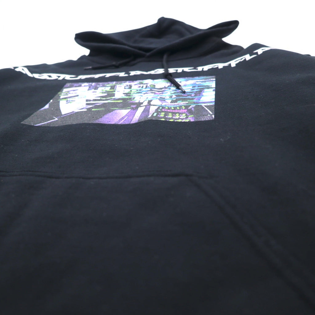 FLAGSTUFF Graphic Pullover Hoodie M Black F-LAGSTUF-F LABO HOODIE 19SS-FS-41