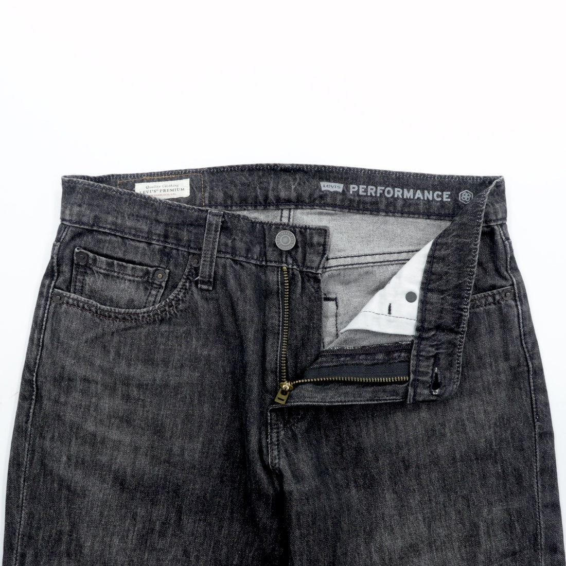 Levi Strauss Premium 511 Black Denim Pants 29 Big E Reprint