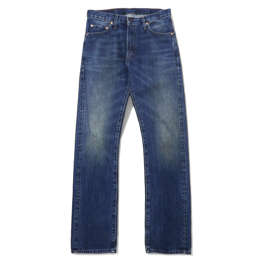 日本然リトテ-古着オンライン-LEVI'S VINTAGE CLOTHING ( LVC ) 1967年モデル ビッグE セルビッヂ デニムパンツ 30 ブルー コットン 42TALON 505-0217 トルコ製-LEVI'S VINTAGE CLOTHING (LVC) 1967 Model Big E selvedge Denim Pants 30 Blue Cotton 42TALON 505-0217 Türkiye Made