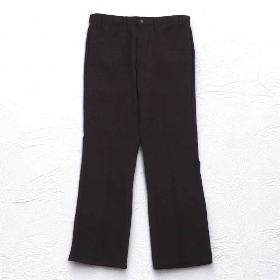 Levi's 80s USA made boot cut slacks pants L brown SCOVILL zip black tab 10517 4528