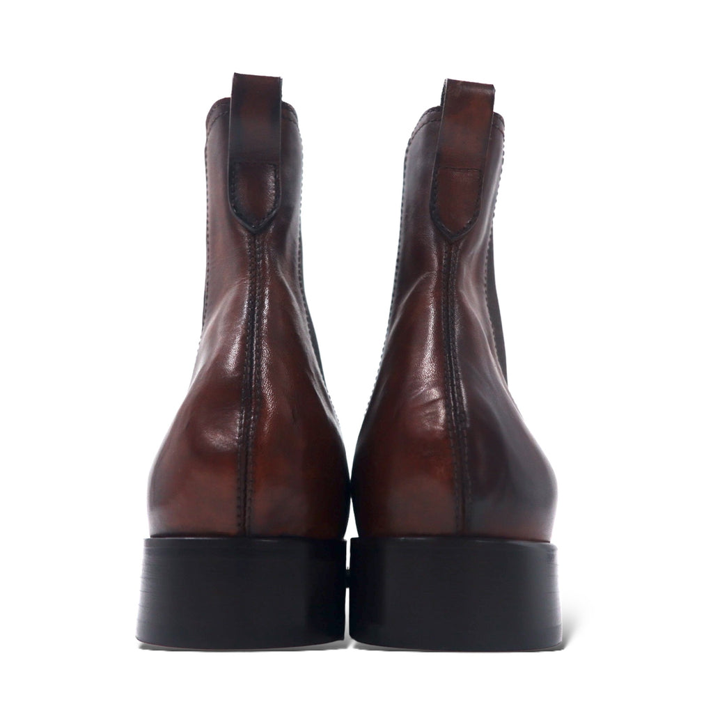 Titlo Classic (Isetan) Italian made side gore boots Chelsea boots 26.5cm brown leather Lav.blake