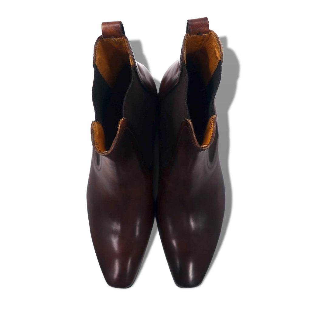 Titlo Classic (Isetan) Italian made side gore boots Chelsea boots 26.5cm brown leather Lav.blake