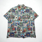 Reyn Spooner Hawaiian-Made MELE KALIMAKA Aloha Shirt, Box Shirt, XL, Multicolor, All-Over Print