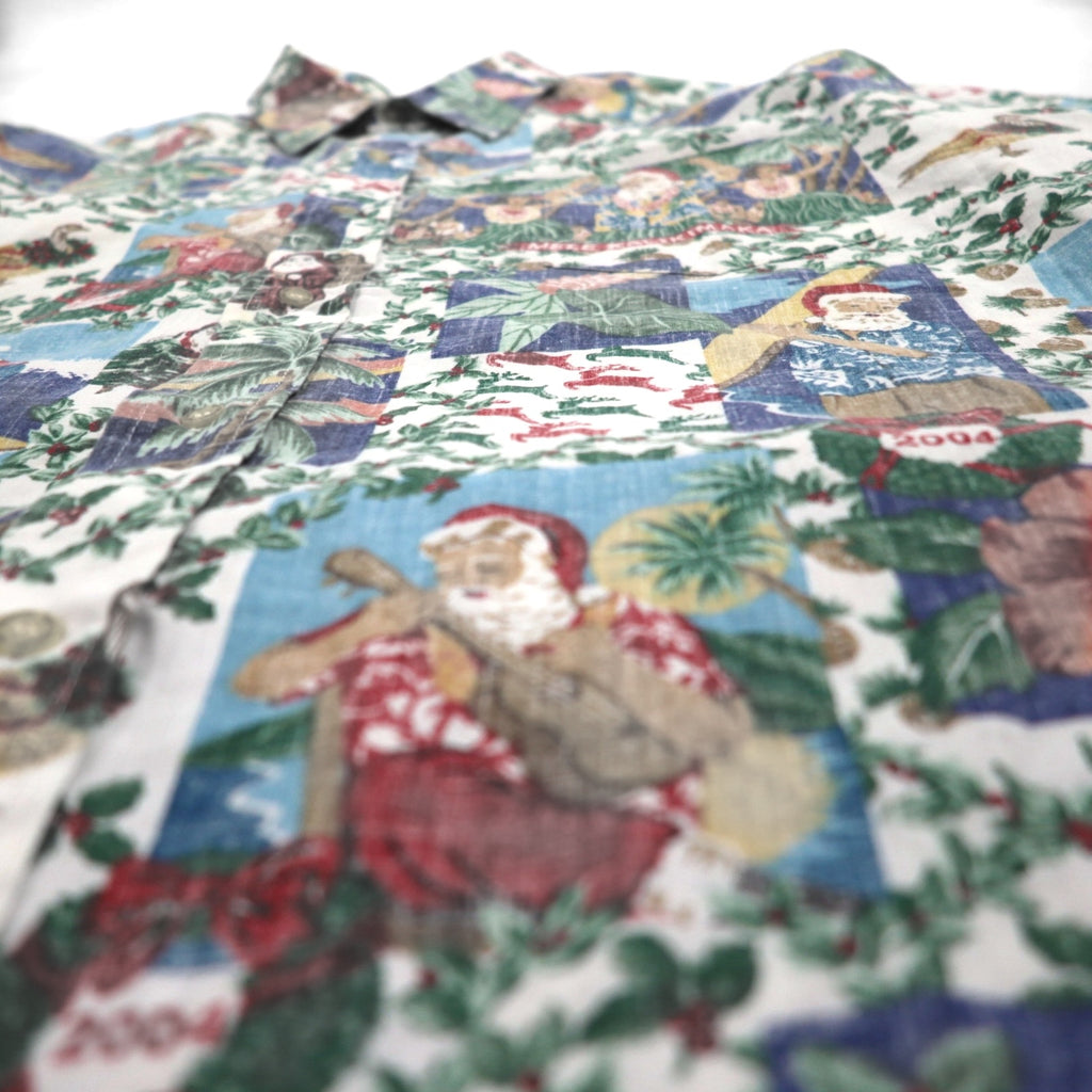 Reyn Spooner Hawaiian-Made MELE KALIMAKA Aloha Shirt, Box Shirt, XL, Multicolor, All-Over Print