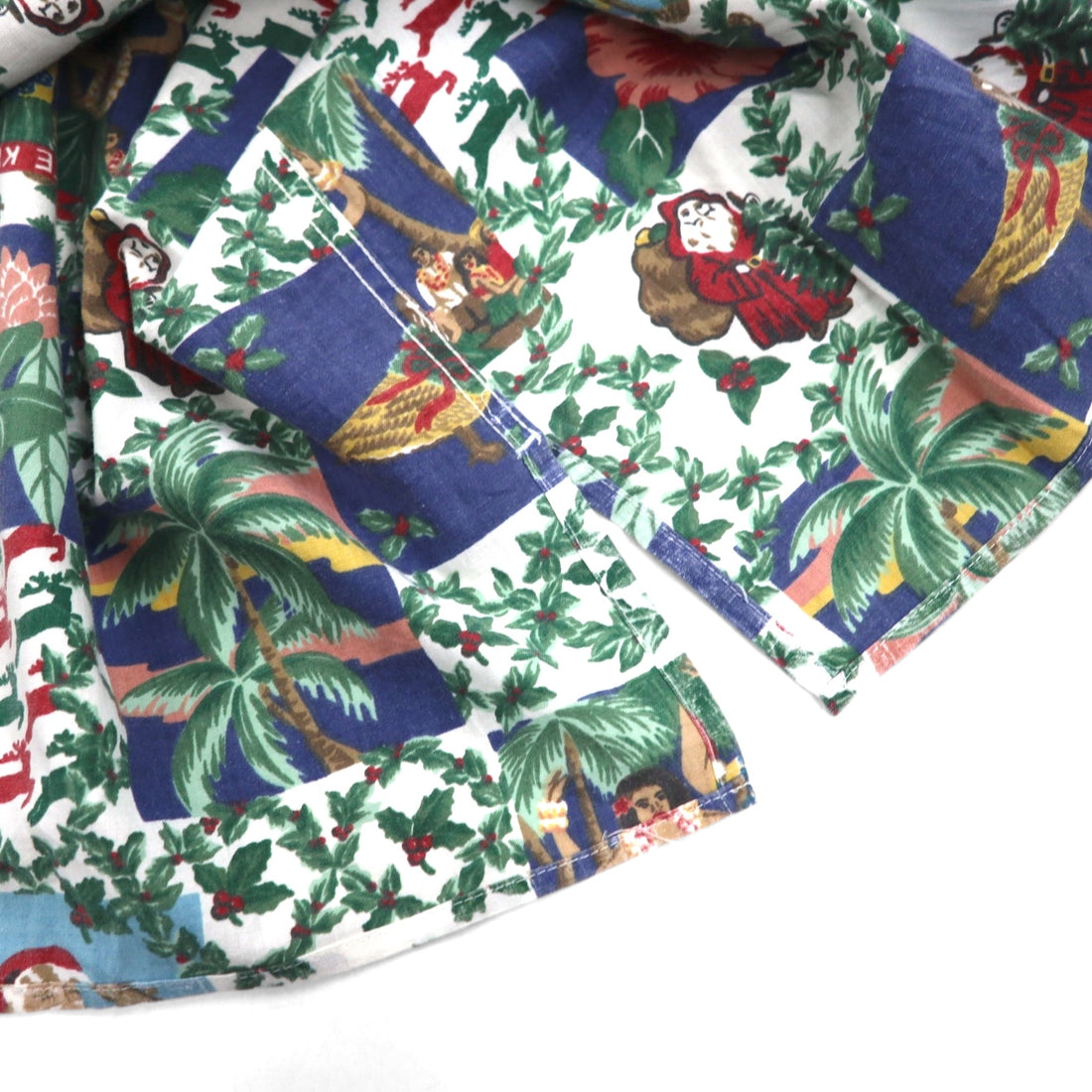 Reyn Spooner Hawaiian-Made MELE KALIMAKA Aloha Shirt, Box Shirt, XL, Multicolor, All-Over Print