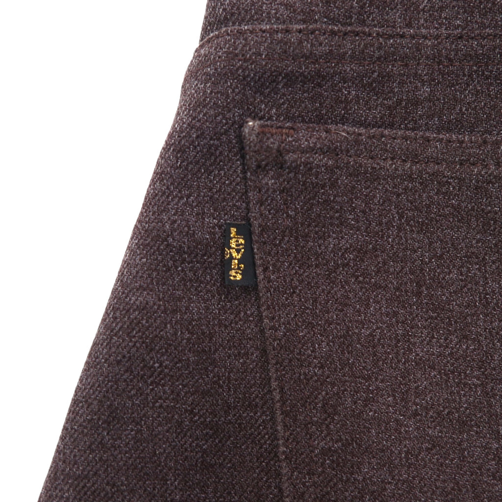 Levi's 90年代 USA製 スタプレ STA-PREST ブーツカット スラックスパンツ L グレー SCOVILLジップ 黒タブ 10517-9028