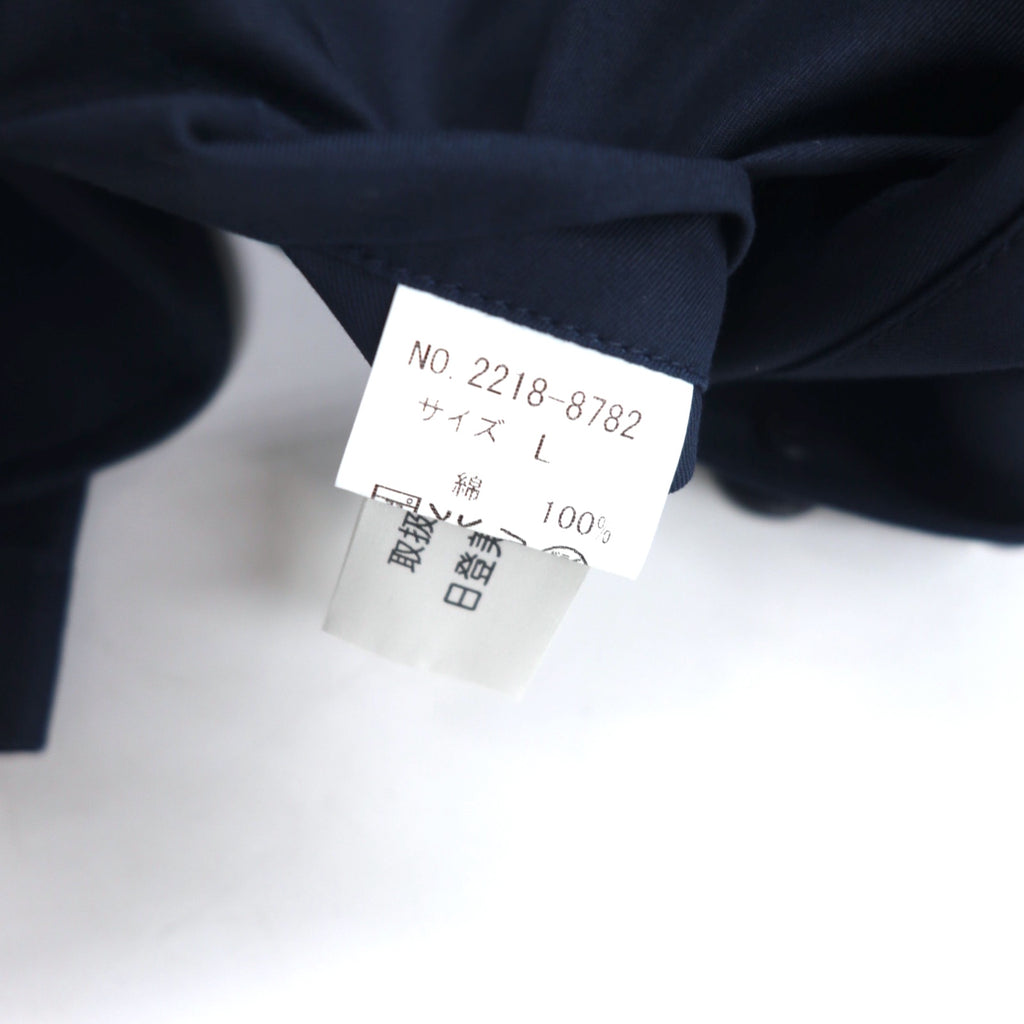 CHAPS 3B Tailored Jacket L Navy Cotton Unused