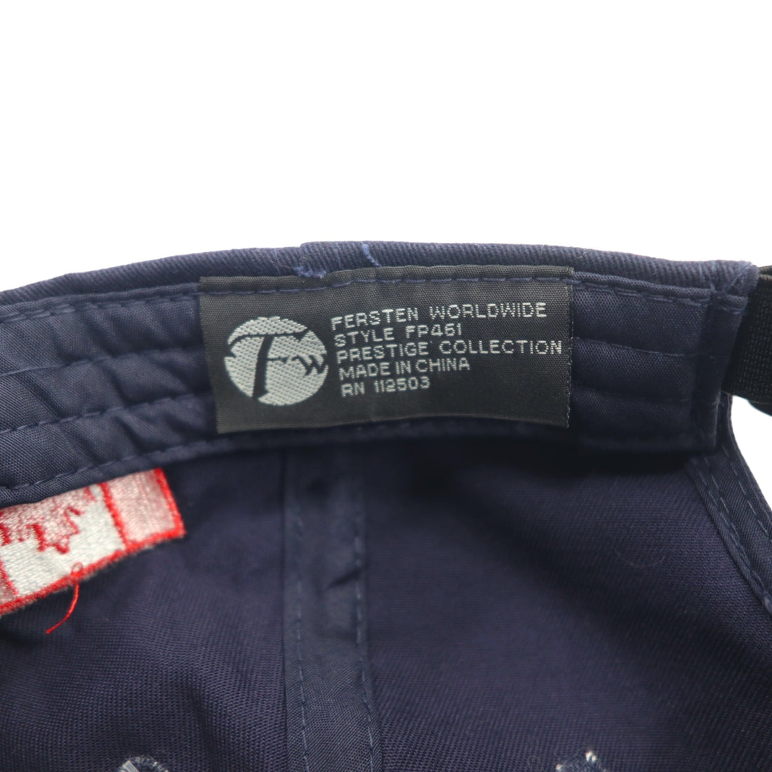 FERSTEN WORLDWIDE Baseball Cap Navy Cotton SVITZER National Flag Unused