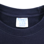 Champion Reverse Weave Script Logo Print Sweatshirt 3XL Navy Blue Single Tag Reprint Made in El Salvador
