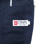 CHAPS 3B Tailored Jacket L Navy Cotton Unused