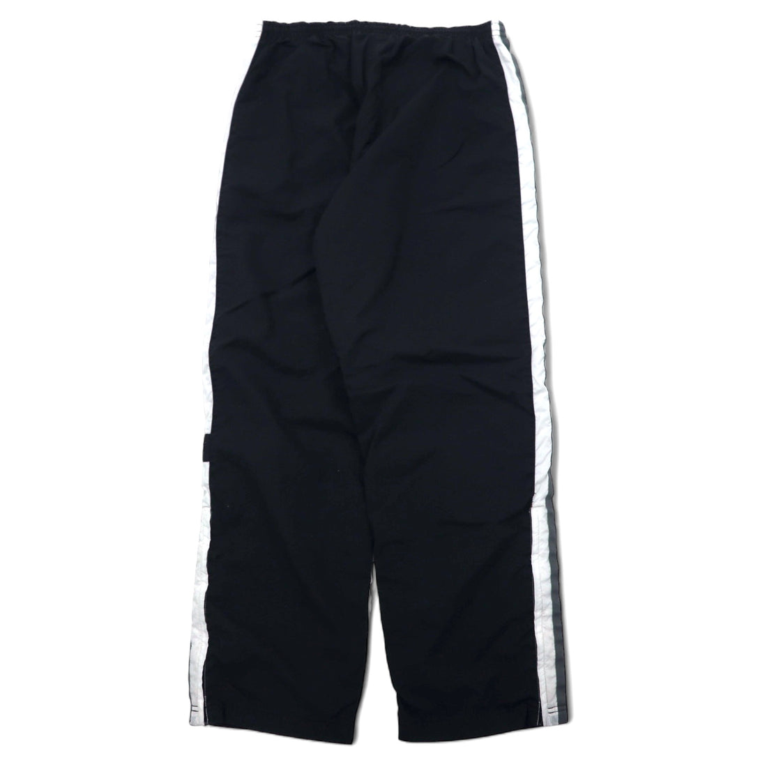 Reebok 90s Track Pants Jersey XL Black Polyester Sideline Vector Logo