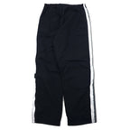 Reebok 90s Track Pants Jersey XL Black Polyester Sideline Vector Logo