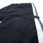 Reebok 90s Track Pants Jersey XL Black Polyester Sideline Vector Logo