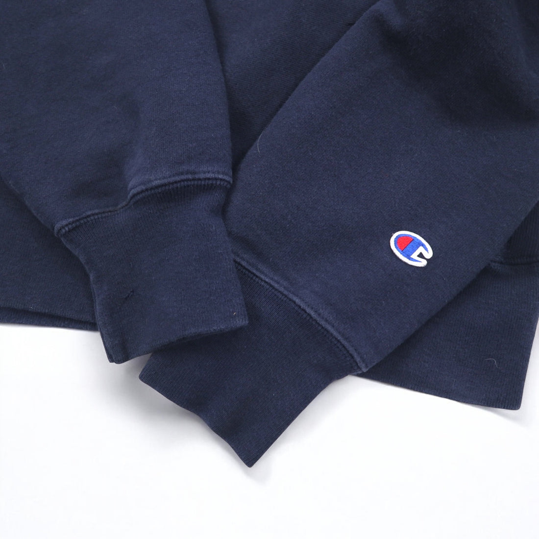 Champion Reverse Weave Script Logo Print Sweatshirt 3XL Navy Blue Single Tag Reprint Made in El Salvador