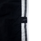 Reebok 90s Track Pants Jersey XL Black Polyester Sideline Vector Logo