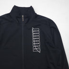 PUMA Stand Collar Jersey Set, Size M, Black, Graphic, High Neck Jogger, 585325-01