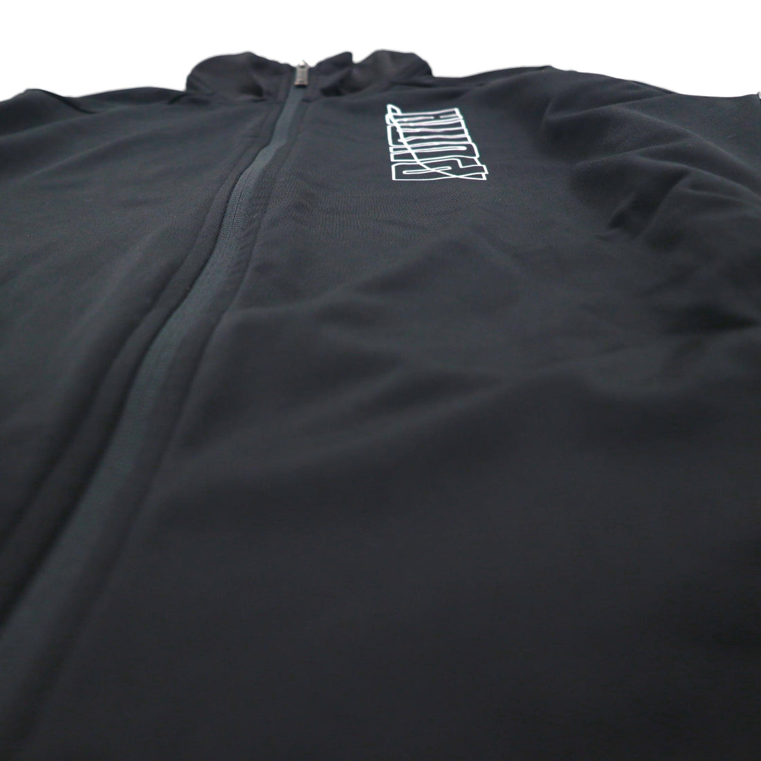 PUMA Stand Collar Jersey Set, Size M, Black, Graphic, High Neck Jogger, 585325-01