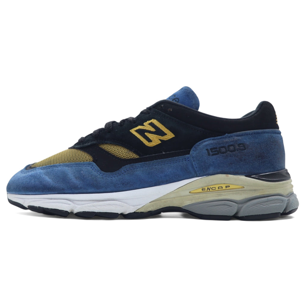 日本然リトテ-古着オンライン-NEW BALANCE イングランド製 M1500 スニーカー 26.5cm ブルー ブラック スエード M15009CV-NEW BALANCE England Made M1500 Sneakers US8.5 Blue Black suede M15009CV