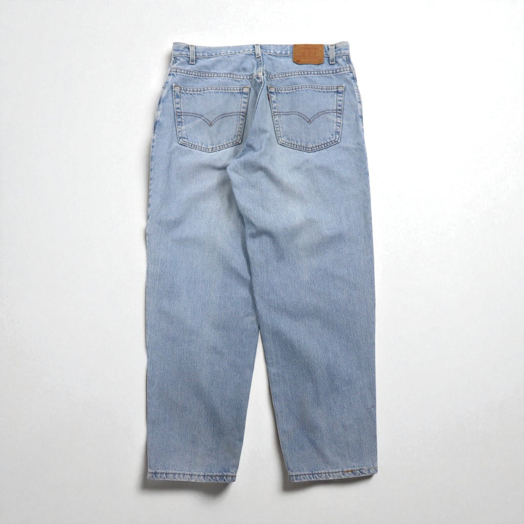 Levi's 90s Made in USA 560 Baggy Loose Fit Tapered Denim Pants, Size XL, Blue, Loose Fit Tapered Leg, 560-4834