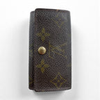 LOUIS VUITTON 4-Key Case PVC Multi-key 4 Monogram Brown M62631 Made in France