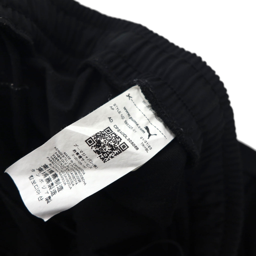 PUMA Stand Collar Jersey Set, Size M, Black, Graphic, High Neck Jogger, 585325-01