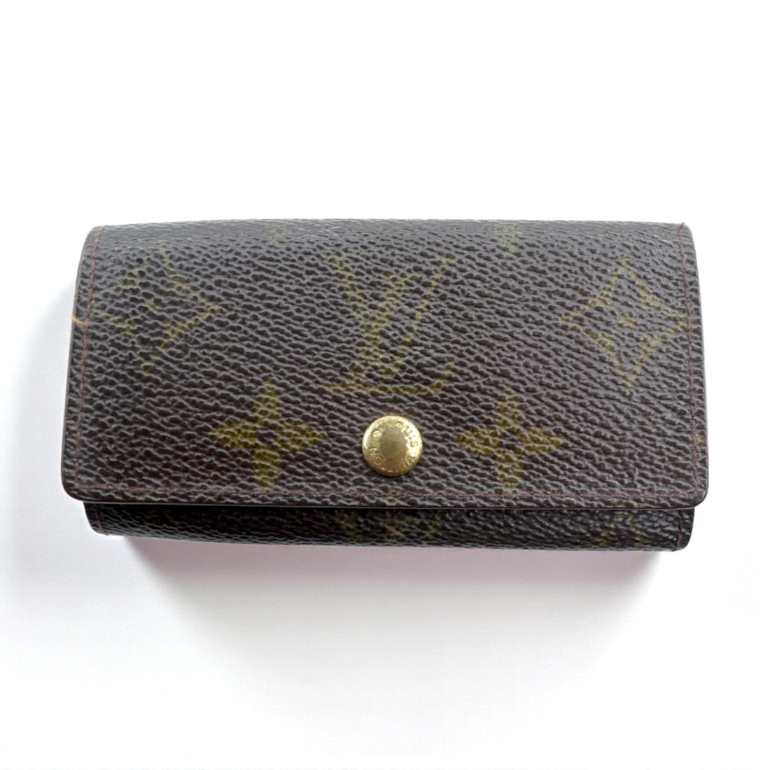 LOUIS VUITTON 4-Key Case PVC Multi-key 4 Monogram Brown M62631 Made in France