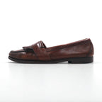 COLE HAAN USA製 フリンジ ローファー 28cm ブラウン レザー 225844 J5 6034